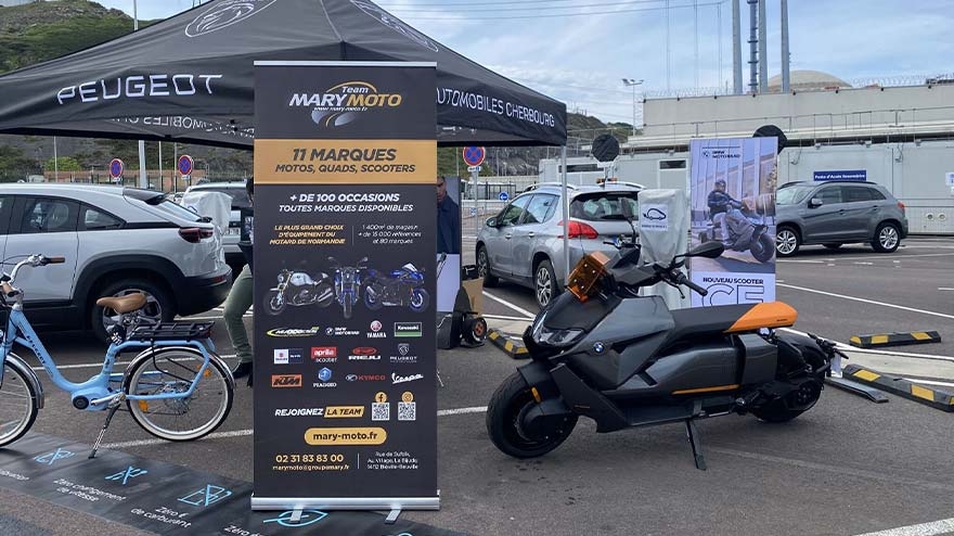 Exposition de nos véhicules électriques à Cherbourg