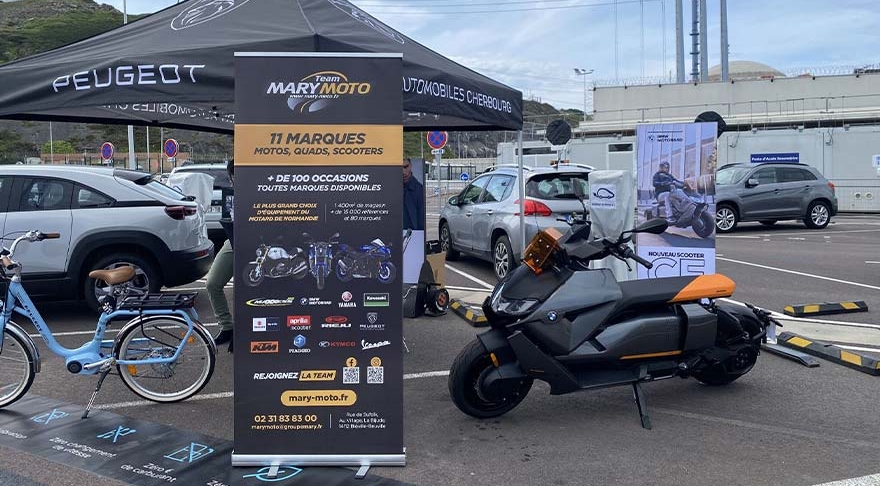 Exposition de nos véhicules électriques à Cherbourg