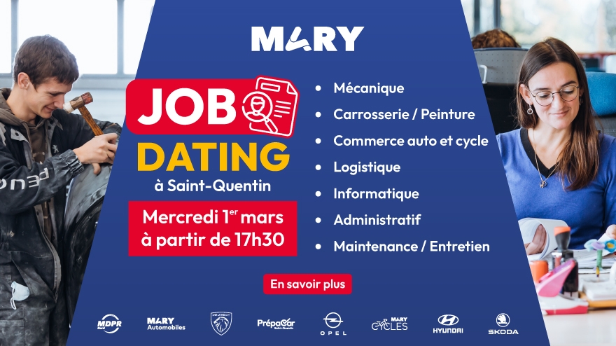 Mary organise un job dating à Saint-Quentin
