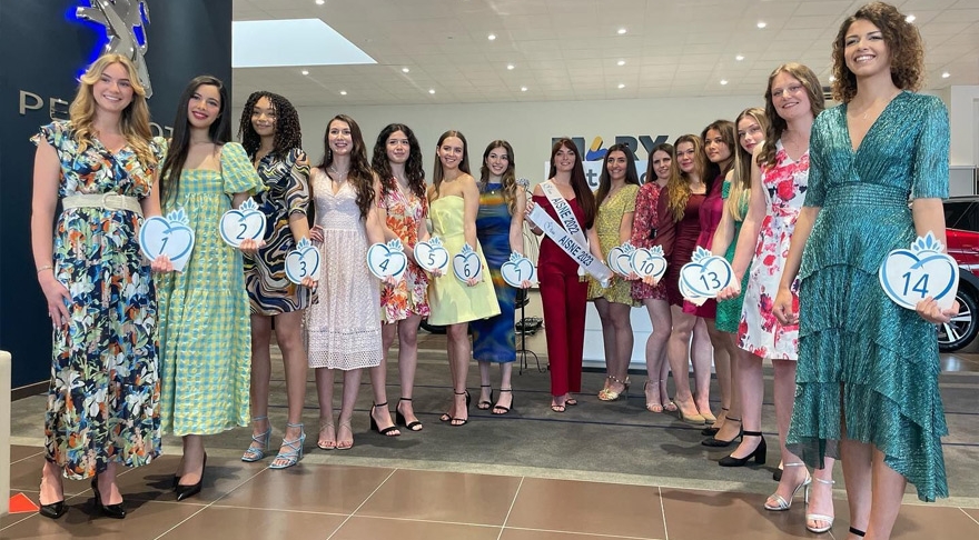 Présentation des candidates de Miss Aisne 2023
