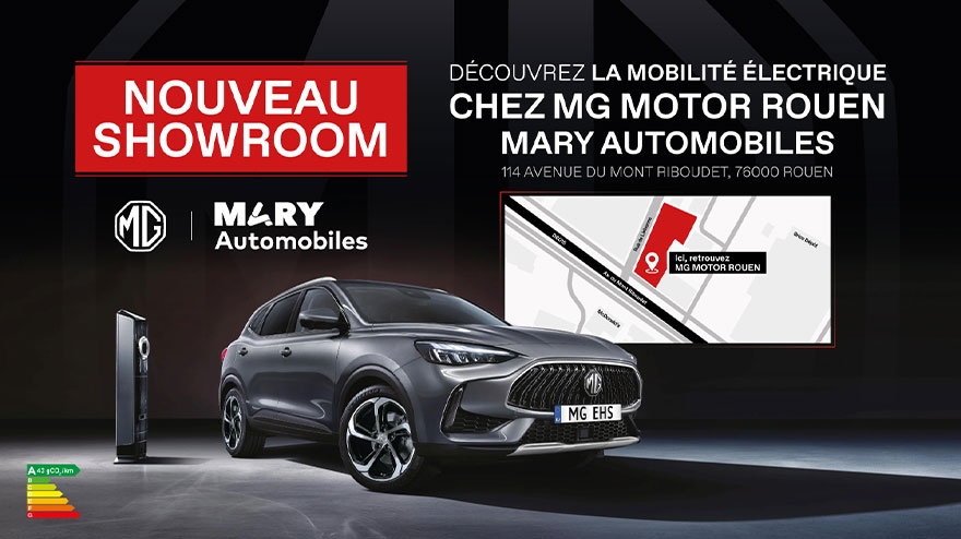 Déménagement de notre concession MG MOTOR Rouen