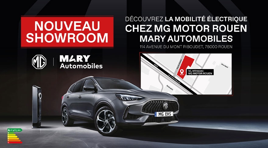 Déménagement de notre concession MG MOTOR Rouen