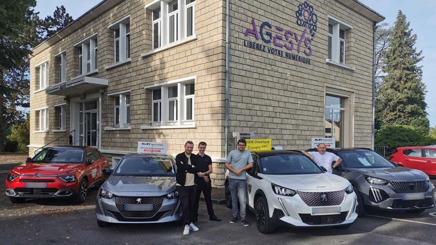 Électrification en action chez AGESYS avec Peugeot Noyon Mary Automobiles