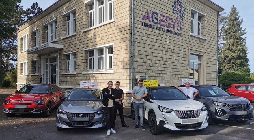 Électrification en action chez AGESYS avec Peugeot Noyon Mary Automobiles