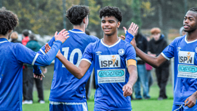 Sur le terrain avec l'AS Cherbourg Football