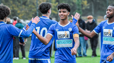 Sur le terrain avec l'AS Cherbourg Football